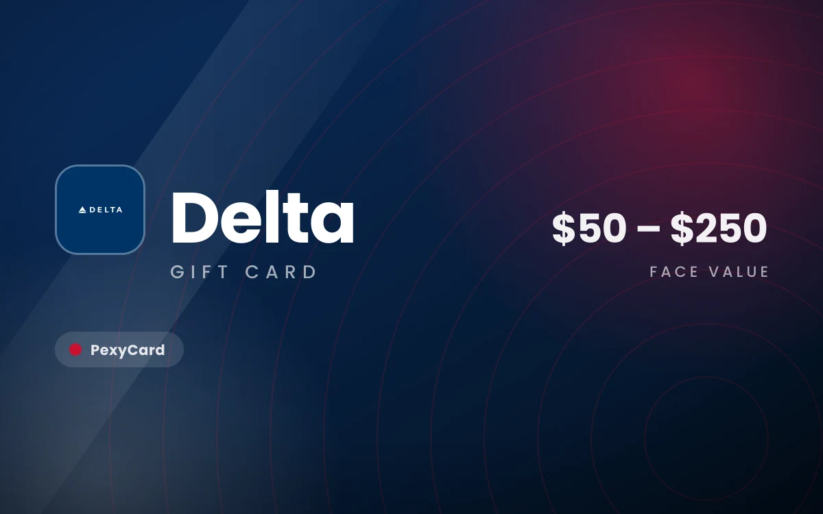 Delta Air Lines digital gift card