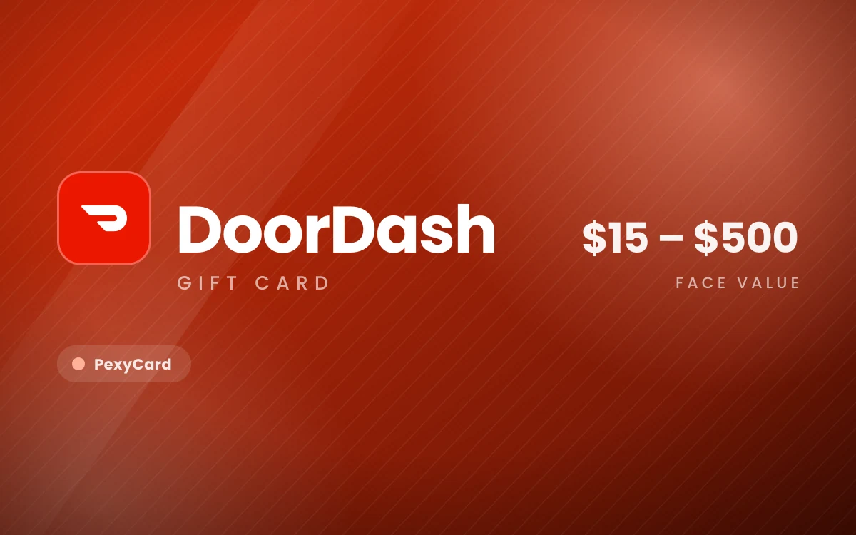 DoorDash digital gift card