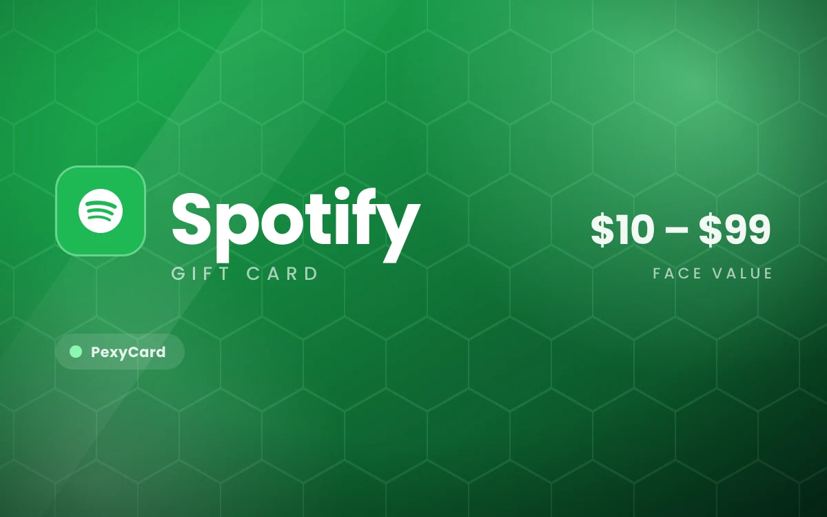 Spotify digital gift card