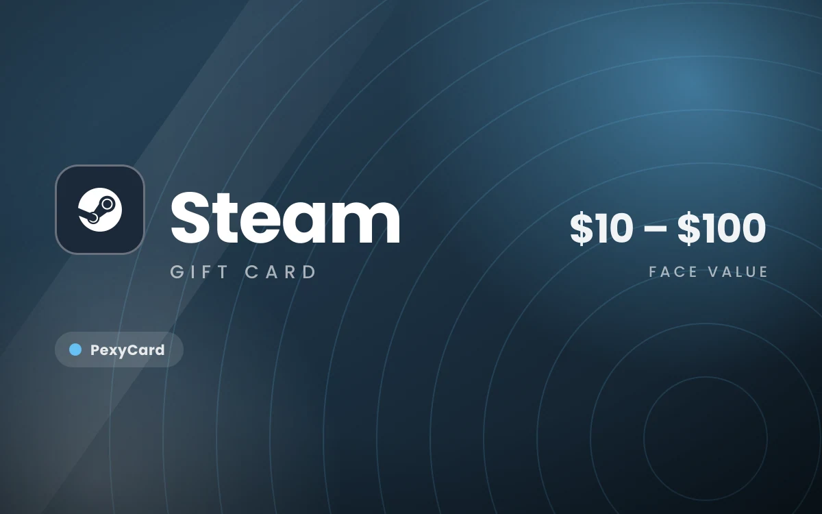 Steam digital gift card